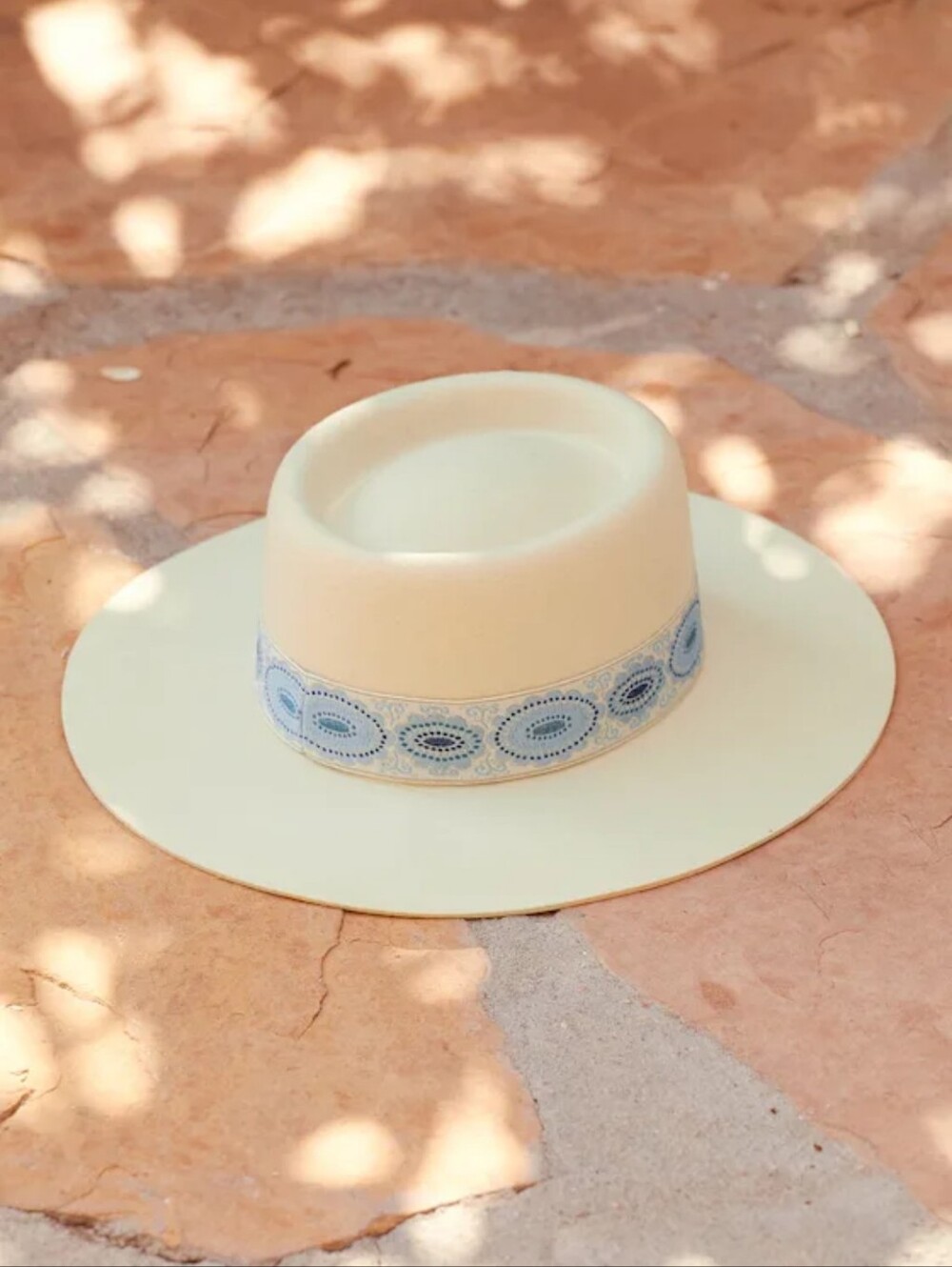 NWT Azure Lolita Ivory Boater Hat - LACK OF COLOR